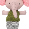 Britty, jouet pour chiot éléphant vert
