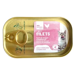 Bubi Nature chat poulet en bouillon sterelized, 85 g