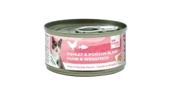 Bubi Nature chat poulet et poisson blanc, 70 g