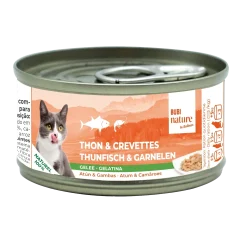Bubi Nature chat thon / crevettes, gelée, 70 g
