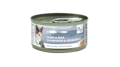 Bubi Nature chat thon et loup de mer, 70 g
