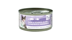 Bubi Nature chat thon et poisson blanc, 70 g