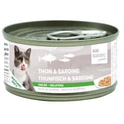 Bubi Nature chat thon / sardine, gelée, 70 g