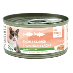 Bubi Nature chat thon / saumon, gelée, 70 g