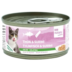 Bubi Nature chat thon / surimi, gelée, 70 g