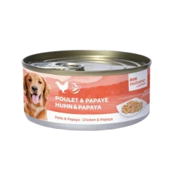 Bubi Nature chien papaye et poulet, 150 g