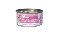 Bubi Nature chien poulet et poisson blanc, 70 g