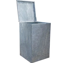 Cache enterrée porte horizontale