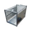 Cage capture acier galvanisé 103 x 63.5 x 70 cm, portes guillotine