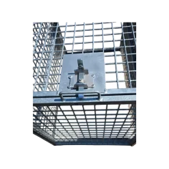 Cage capture acier galvanisé 103 x 63.5 x 70 cm, portes guillotine
