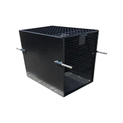 Cage capture avec passe lasso et porte guillotine