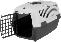 Cage Cargo Dog T1 48 x 32 x 31 cm (gris/blanc)