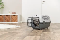 Cage Cargo Dog T2 55 x 37 x 34 cm (gris/blanc)