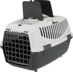 Cage Cargo Dog T2 55 x 37 x 34 cm (gris/blanc)