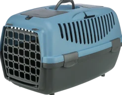 Cage Cargo Dog T2 55 x 37 x 34 cm (gris/ bleu)