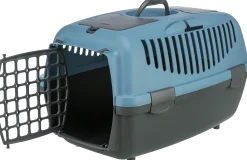 Cage Cargo Dog T2 55 x 37 x 34 cm (gris/ bleu)