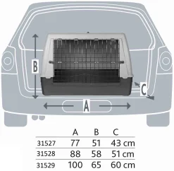 Cage de transport CargoBox Pro 100 x 60 x 65 cm
