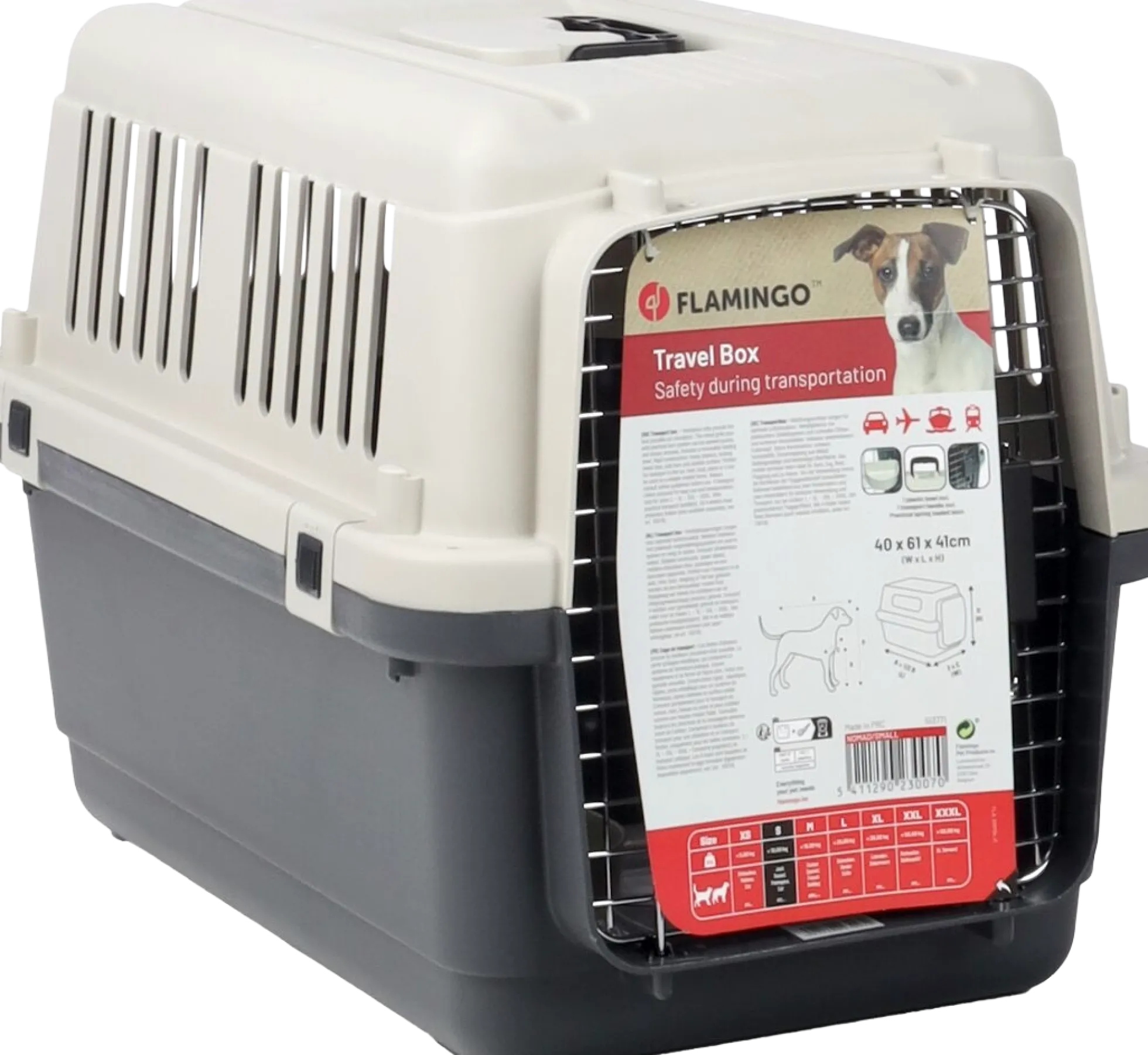 Cage de transport Kennel Box, taille 1 (modèle avion)