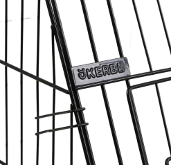 Cage de transport métal pliante, 2 portes, 1 pan incliné, taille 3