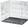 Cage de transport métal pliante, 2 portes, taille 2