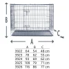 Cage de transport métal pliante, 2 portes, taille 5