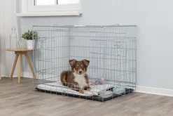 Cage de transport métal pliante, 2 portes, taille 5