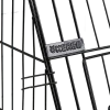 Cage de transport métal pliante, 2 portes, 1 pan incliné, taille 4