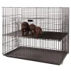 Cage d’exposition pliante 2 niveaux, 92 x 61 x 81 cm