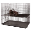 Cage d’exposition pliante 2 niveaux, 92 x 92 x 81 cm