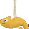 Caméléon corde, en cuir/corde, 45 cm
