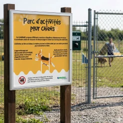 Cani Parc - Panneau de signalisation