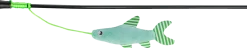 Canne à pêche avec poisson