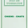 Carnet de bon de commande 40 expl