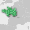 Carte topo France Nord Ouest GARMIN