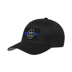 Casquette K9 avec patte et ligne bleue