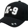Casquette noire broderie K-9