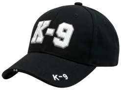 Casquette noire broderie K-9