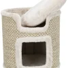 Cat Tower Ria, 37 cm, gris clair/naturel