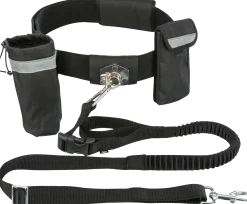Ceinture de jogging avec laisse élastique + pochettes