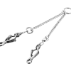 Chaine d'accouple avec mousqueton pince, 38 cm