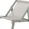 Chaise de plage, bois 33 × 37 × 51 cm, gris