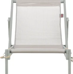 Chaise de plage, bois 33 × 37 × 51 cm, gris