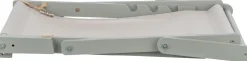 Chaise de plage, bois 33 × 37 × 51 cm, gris