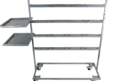 Chariot de lavage et séchage pour support de mémorisation Cynodex + couvercle
