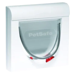 Chatière Petsafe, ouverture magnétique, blanc