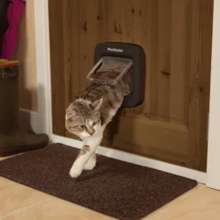 Chatière Petsafe 320, ouverture manuelle, brun