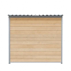 Chenil d'angle bois MKS - 2 m x 2 m - panneaux barreaux