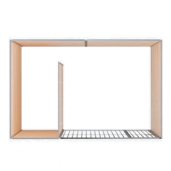 Chenil Eleveur Pro en Bois 3 m x 2 m - barreaux