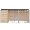 Chenil Eleveur Pro en Bois 4 m x 2 m - barreaux