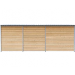 Chenil Eleveur Super Pro en bois - 5 m x 2 m - barreaux